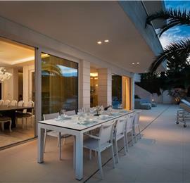 Luxury 6 Bedroom Brac Island Beach Front Villa With Heated Infinity Pool and lift near Sumartin sleeps 12